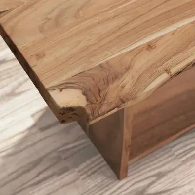 Jofran Cooper Storage Bench Natural