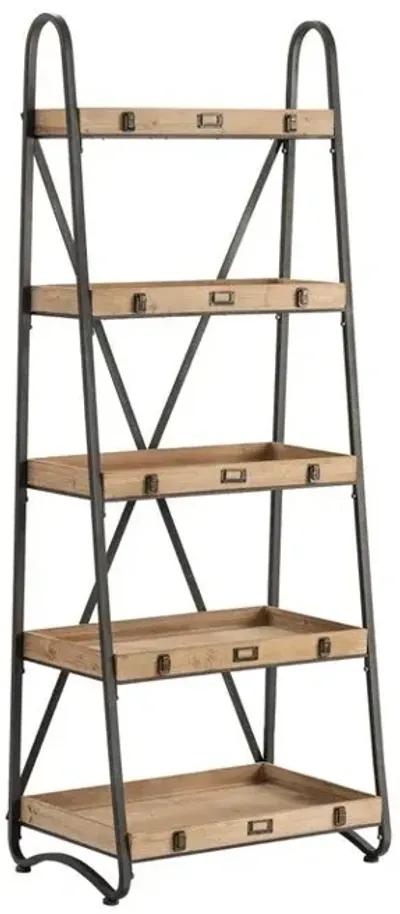 VOYAGER BROWN ETAGERE