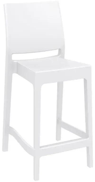 MAYA RESIN COUNTER STOOL WHITE