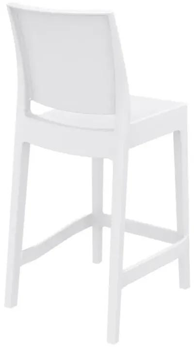 MAYA RESIN COUNTER STOOL WHITE