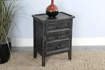 MARINA BLACK SAND END TABLE