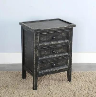 MARINA BLACK SAND END TABLE