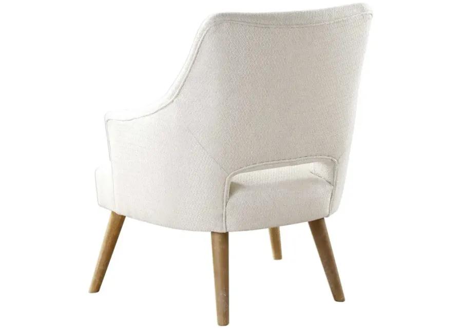 DREE WHITE ACCENT CHAIR