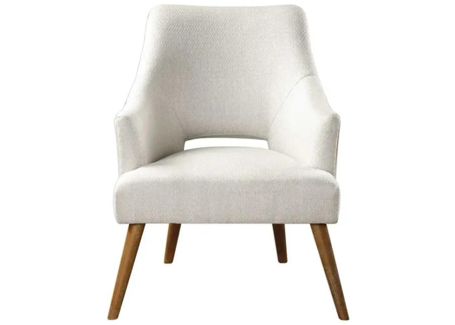 DREE WHITE ACCENT CHAIR