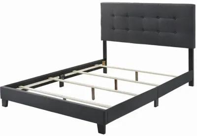 Coaster Mapes Upholstered King Panel Bed Charcoal