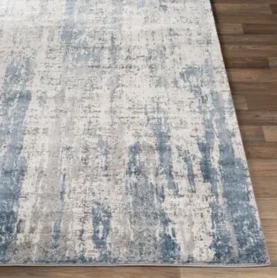 Surya Alpine Rug Denim Charcoal Medium Gray White