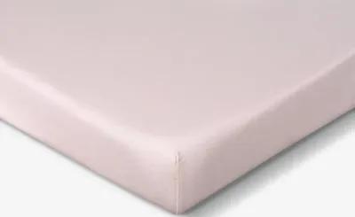 LIGHT PINK HYPER-LINEN PERFORMANCE CRIB SHEET