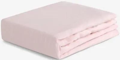 LIGHT PINK HYPER-LINEN PERFORMANCE CRIB SHEET