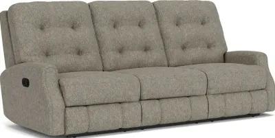 Flexsteel Devon Gray Vapor Reclining Sofa