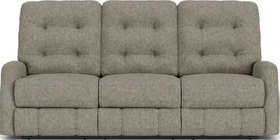 Flexsteel Devon Gray Vapor Reclining Sofa