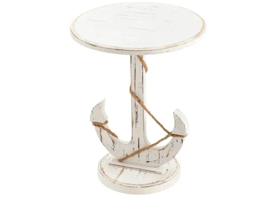 HARBOR DISTRESSED WHITE TABLE