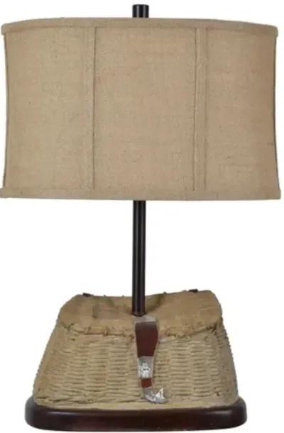 Crestview Sunriver Beige/Dark Brown Table Lamp