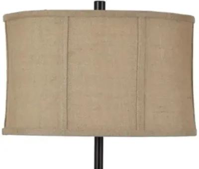 Crestview Sunriver Beige/Dark Brown Table Lamp