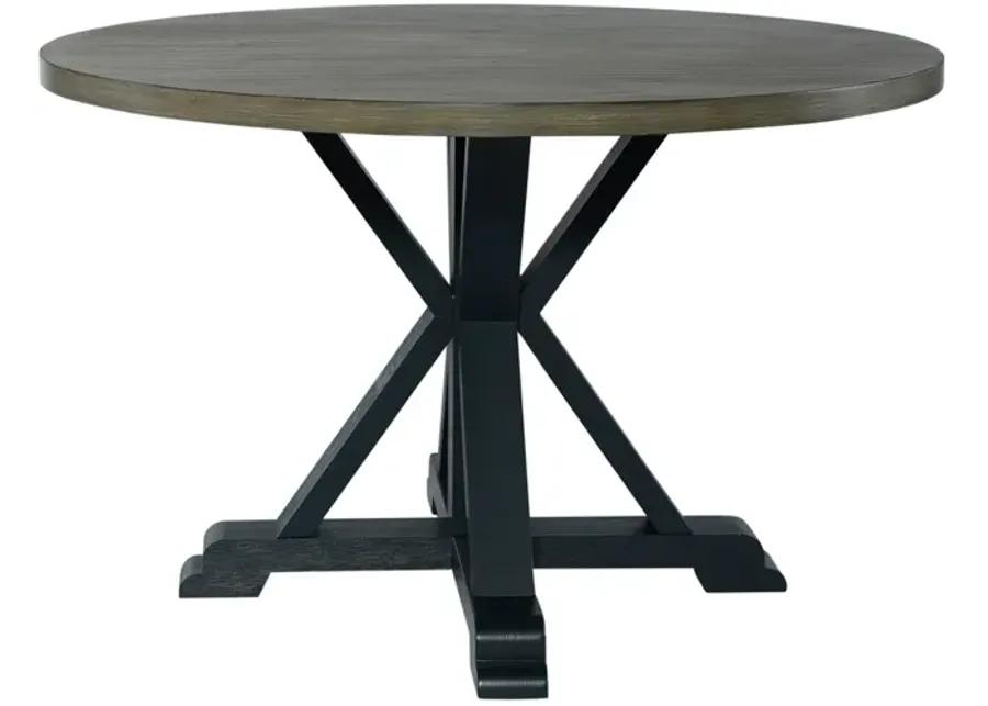 LAKESHORE SINGLE PEDESTAL TABLE - NAVY