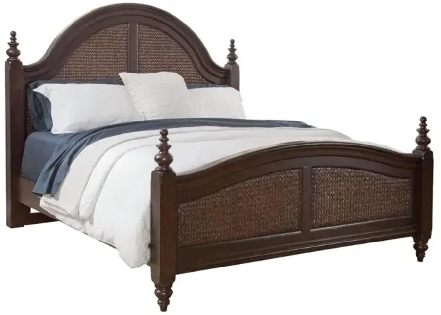 RODANTHE CHERRY BRUNETTE KING WOVEN COMPLETE BED