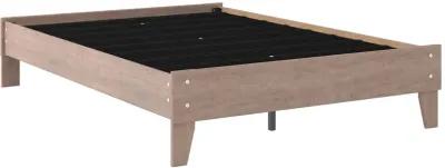 Ashley Flannia Gray Full Platform Bed