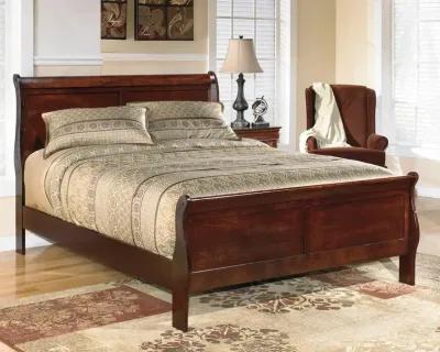 Ashley Alisdair Dark Brown California King Sleigh Bed