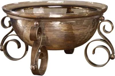 Uttermost Alya Copper Bronze Bowl