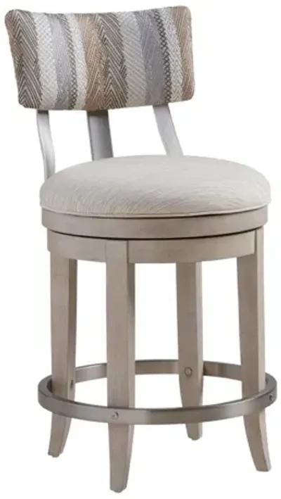 Barclay Butera by Lexington Malibu Cliffside Swivel Upholstered Counter Stool