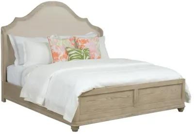 American Drew Vista Oyster Upholstered Queen Headboard