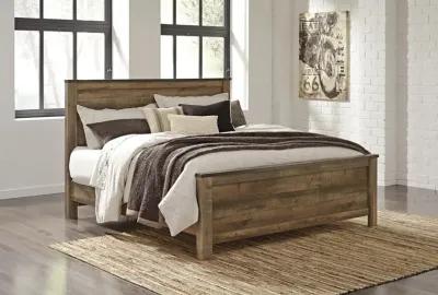 Ashley Trinell Rustic Brown King Panel Bed