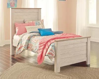 Kids/Teens Willowton Whitewash Twin Panel Bed