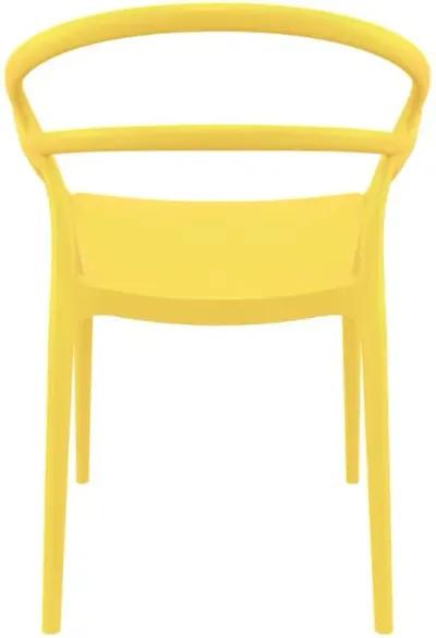 Mila Dining Arm Chair Yellow