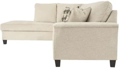 Ashley Abinger 2-Piece Sectional with Chaise Left-Arm Facing Natural