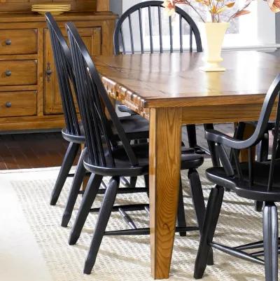 Liberty Furniture Treasures Black Bow Back Side Chair