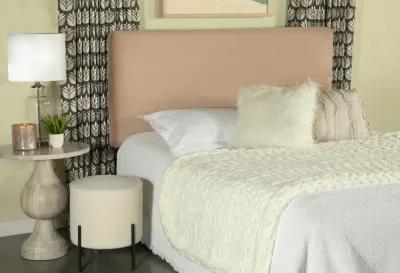 Gigi Upholstered Queen Or Full Panel Headboard Blush