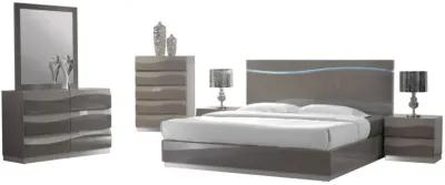 Chintaly Delhi Contemporary King Size Bedroom Set