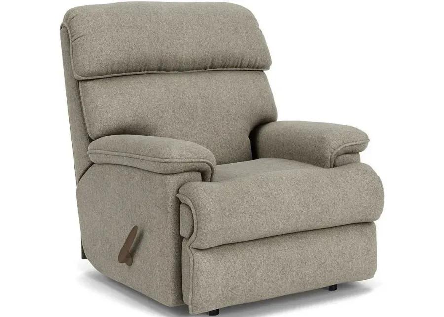 GENEVA SILVER PEBBLE ROCKING MANUAL RECLINER