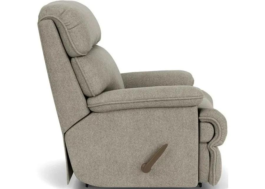 GENEVA SILVER PEBBLE ROCKING MANUAL RECLINER