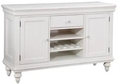 American Woodcrafters Rodanthe Server in Dove White