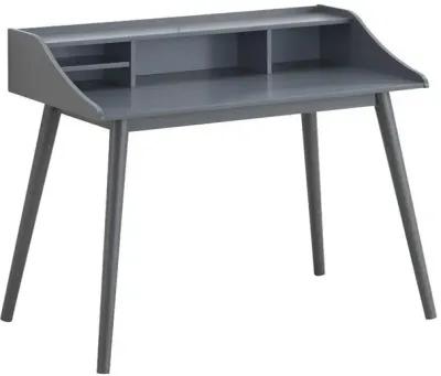 Coaster Percy 45 Inch 4-Compartment Writing Desk Grey