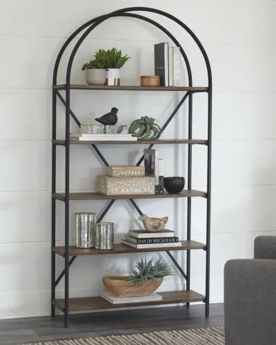 Ashley Galtbury Brown/Black Bookcase