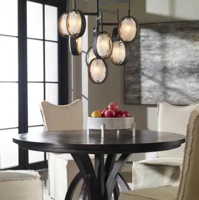 Uttermost by Kalizma Home Maxin Dark Bronze 9-Light Chandelier