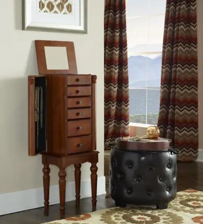 Powell Deep Cherry Jewelry Armoire