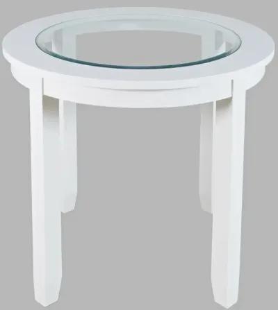 Jofran Urban Icon Round Counter-Height Table White