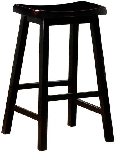 Coaster Durant Wood Backless Bar Stool Black