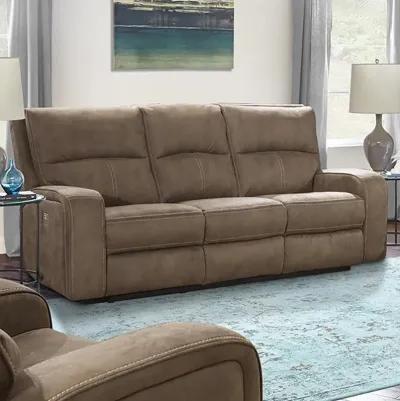 Parker House Polaris Collection Power Reclining Sofa in Kahlua Color