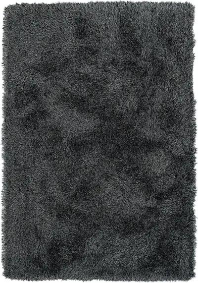 Dalyn Velvet Shadow Ultra-Soft Deep Grey Shaggy 5'X8' Area Rug