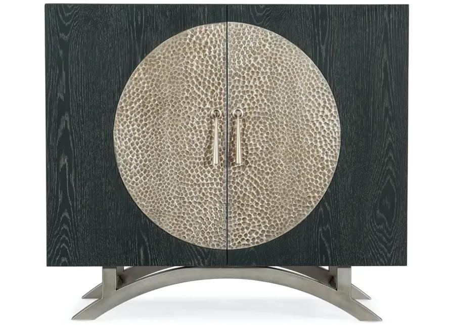 MELANGE NOLITA CHARCOAL TWO DOOR ACCENT CABINET