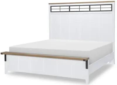 Legacy Classic Complete Two-Tone Panel Bed California King Franklin