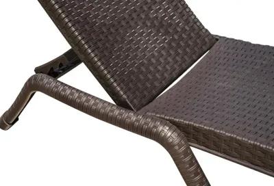 Rainbow Outdoor Roma Chaise Lounge in Brown