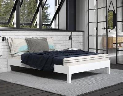 NIX FULL PLATFORM BED WHITE