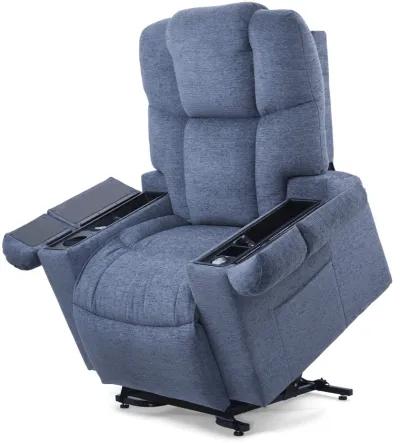 Ultra Comfort Rigel Medium-Large Lift Chair with Infrared Heat in Oxford Blue