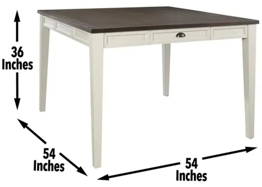 CAYLA COUNTER HEIGHT TABLE W18 INCH LEAF