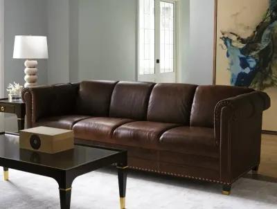 SPRINGFIELD LEATHER SOFA CARLYLE