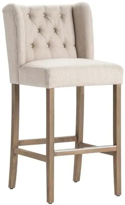 Crestview Stanton Brown/Light Gray Bar Stool